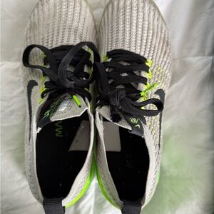 Nike Air Vapor Max in Gray and Neon Green